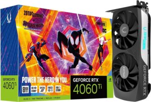 Read more about the article ZOTAC Gaming GeForce RTX 4060 Ti 8GB Twin Edge OC Spider-Man: Across The Spider-Verse Inspired Graphics Card Bundle Review